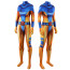 X-Men Jean Grey Phoenix Costume - Light Blue Bodysuit Jean Grey Phoenix Cosplay