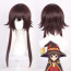 KonoSuba Megumin Wig - Megumin Costume Wig Prop
