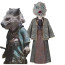 Black Myth: Wukong Zhu Bajie Costume - Brown Robe Skirt Set Zhu Bajie Cosplay
