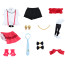 Love Live Superstar Eli Ayase Costume - Red White Shirt Skirt Full Set Eli Ayase Cosplay
