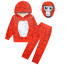 Kids Gorilla Tag Monke Costume - Red Hoodie Pants Mask Set Monke Cosplay