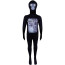 Kids Gorilla Tag Monke Costume - Full Bodysuit Mask Black Monke Cosplay