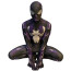 Super Hero Secret Wars Spider-Man Symbiote Suit Costume - Purple Bodysuit Mask Spider Man Cosplay