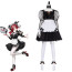 Identity V Priestess Costume - Black Maid Dress Priestess Cosplay