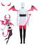 Helluva Boss Verosika Mayday Costume - White Mini Dress Verosika Mayday Cosplay