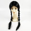 Wednesday The Addams Family Cosplay Costume Wig