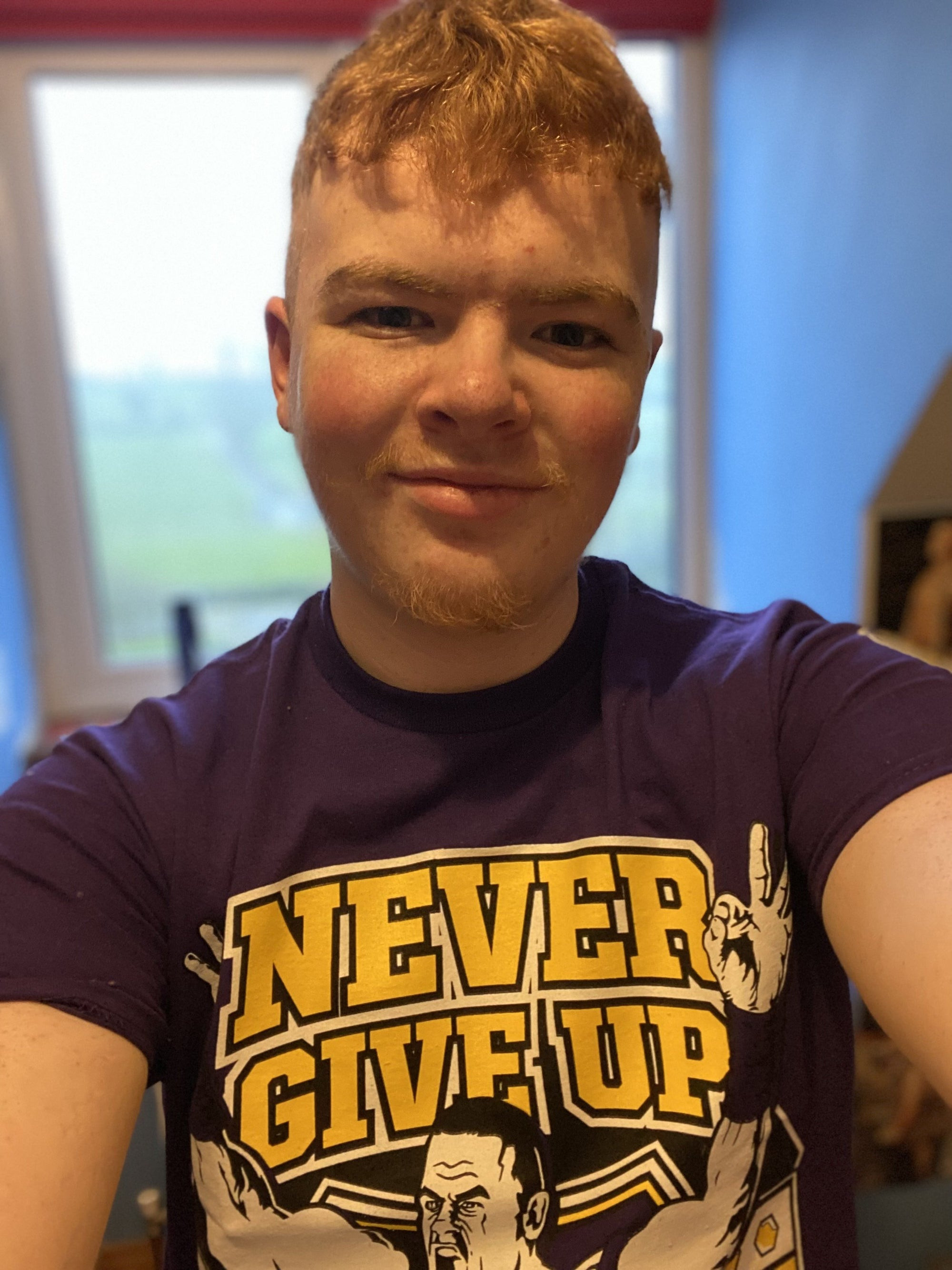 WWE John Cena Costume - Never Give Up Cenation Purple Set Shirt Cap Headband Wristband John Cena Cosplay