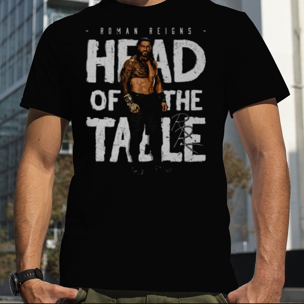 WWE Roman Reigns Costume - Head Of The Table Black Signature Shirt Roman Reigns Cosplay