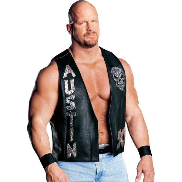 Steve Austin Costume - WWE Stone Cold Vest 100% Whoop Ass Austin Cosplay