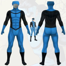 Invincible Mark Markus Sebastian Grayson Costume - Blue Black Bodysuit Invincible Mark Grayson Cosplay