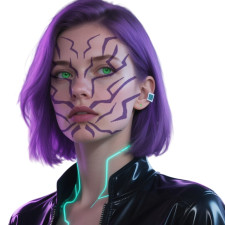 K-Pop Demon Hunters Demon Markings Tattoo Sticker Cosplay Prop