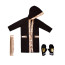 Boys Boxer Costume - Robe Gloves Set Boxer Cosplay