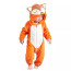 Baby Orange Fox Costume Incharacter - Onesie Jumpsuit Orange Fox Cosplay