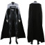 Zack Snyder's Justice League Superman Costume - Female Black Bodysuit With Cape Superman Cosplay