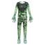 Kids Zoonomaly Stick Spider Monster Costume - Green Bodysuit Mask Stick Spider Monster Cosplay