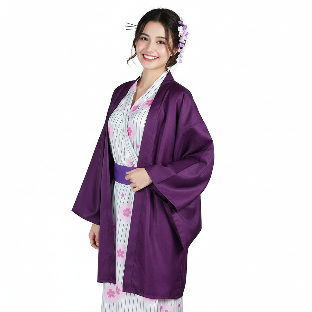 Demon Slayer Mitsuri Kanroji Costume - Flower Pattern Bathrobe Mitsuri Kanroji Cosplay