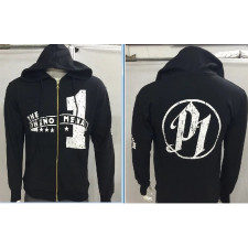 WWE AJ Styles Costume - Black Zip Up Hoodie The Phenomenal 1 P1  AJ Styles Cosplay