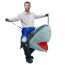 Inflatable Shark Riding Costume