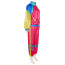 70's Era Retro Costume - Pink Tracksuit 70's 80's Cosplay