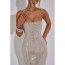 Charli XCX LACMA Gala Outfit Costume - Shiny Silver Top Skirt Set Charli XCX Cosplay