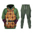 Star Trek The Original Series The Gorn Captain Costume - Hoodie Sweatpants The Gorn Captain Cosplay