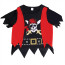 Kids Pirate Costume - Red Stripes Shirt Pants Set Pirate Cosplay