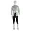 Ragna Crimson Ragna Costume - Grey Jacket Pants Boots Set Ragna Cosplay