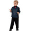 Kids Skibidi Toilet TV Man Costume - Coat Mask Set TV Man Cosplay