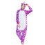 Kids Purple Scales Unicorn Costume - Onesie Jumpsuit Purple Scales Unicorn Cosplay