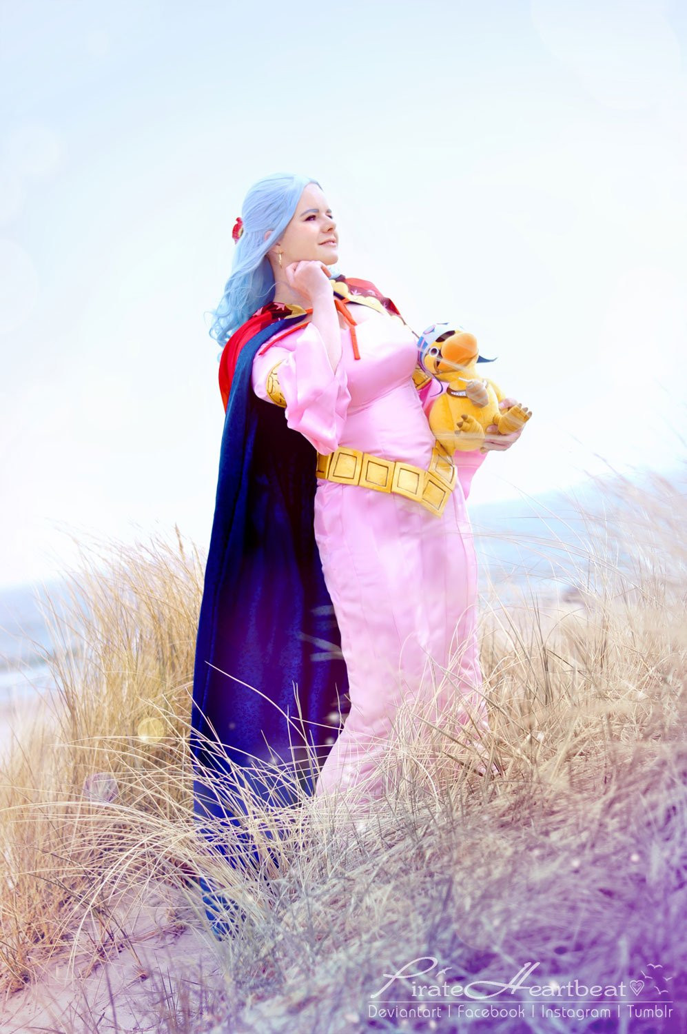 One Piece Nefertari Vivi Costume - Dress Cape Set Nefertari Vivi Cosplay