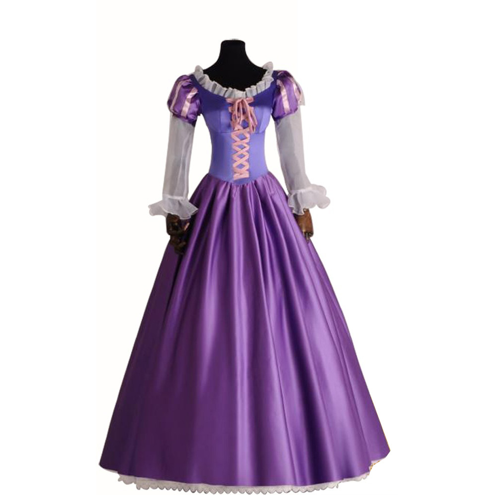 Disney Rapunzel Cosplay Outfit For Children and Adults Halloween Costume