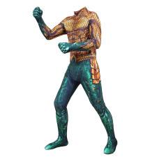 DC Aquaman Costume - Muscle Bodysuit Aquaman Cosplay