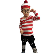 Kids Where's Waldo Wally Costume