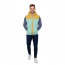 The Seven Deadly Sins Harlequin Grizzly's Sin of Sloth King Costume - Blue Yellow Hoodie Fairy King Cosplay