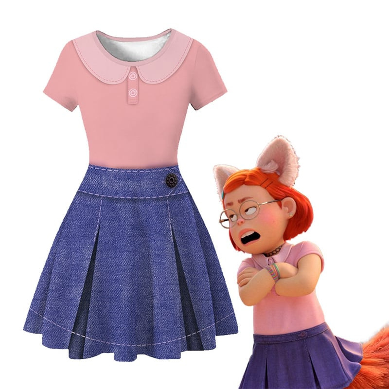 Meilin Lee Sleepwear Turning Red Cosplay Costume