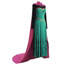 Disney Frozen Elsa Coronation Cosplay Costume Dress For Adults Halloween Costume