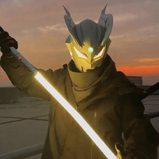 Ultraman Zero Helmet With Light  - Ultraman Zero Cosplay Costume Helmet
