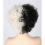 Cruella De Vil Cosplay Costume Wig Hair