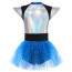 Zombies 3 Addison Wells Costume - Blue Tutu Dress Addison Wells Cosplay
