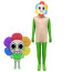 Kids Dandy's World Dandy Costume - Green Bodysuit Mask Dandy Cosplay