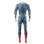 Batman Superman: World's Finest Nicolas Cage Superman Costume - Bodysuit Cape Set Nicolas Cage Superman Cosplay