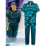 Olympics Break Dancing Raygun Australian Costume - Green Shirt Pants Set Raygun Cosplay