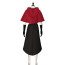 Delicious In Dungeon Rin Costume - Black Dress Red Vest Set Rin Cosplay
