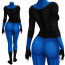Female Invincible Omni-Mark Costume - Blue Black Bodysuit Omni Mark Cosplay
