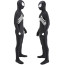 Marvel's Spider-Man 2 Venom Suit Costume - Black White Fullsuit Venom Suit Cosplay