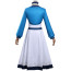 Silent Witch Monica Everett Costume - White Blue Dress Monica Everett Cosplay