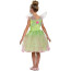 Disney Tinker Bell Costume - Girls Green Classic Fairy Dress Tinker Bell Cosplay