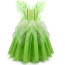 Disney Tinker Bell Costume - Girls Green Classic Fairy Dress Tinker Bell Cosplay