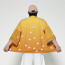 Demon Slayer Zenitsu Agatsuma Haori Costume - Orange Kimono Zenitsu Agatsuma Cosplay