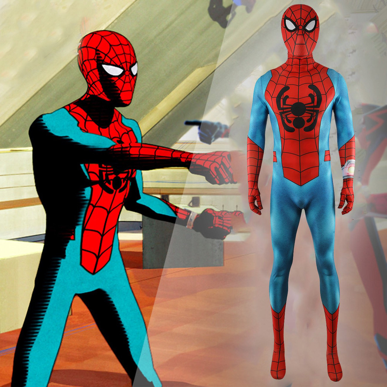 Across the Spider-Verse Trailer Another Spider-Man Costume - Bodysuit Another Spider-Man Cosplay